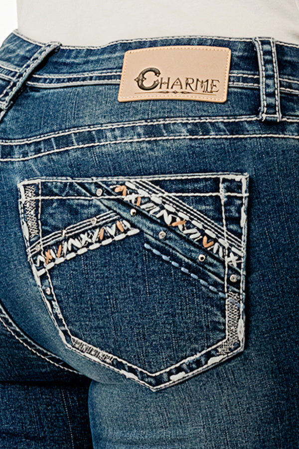 Simple Stitches Mid Rise Bootcut Jeans 32" & 34"  | CEB-51824