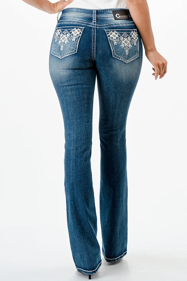 Aztec Modify Mid Rise Bootcut Jeans 32" & 34"   | CEB-51840